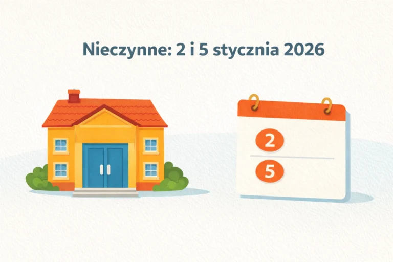 Żłobek nieczynny - 2 i 5 stycznia 2026 r.