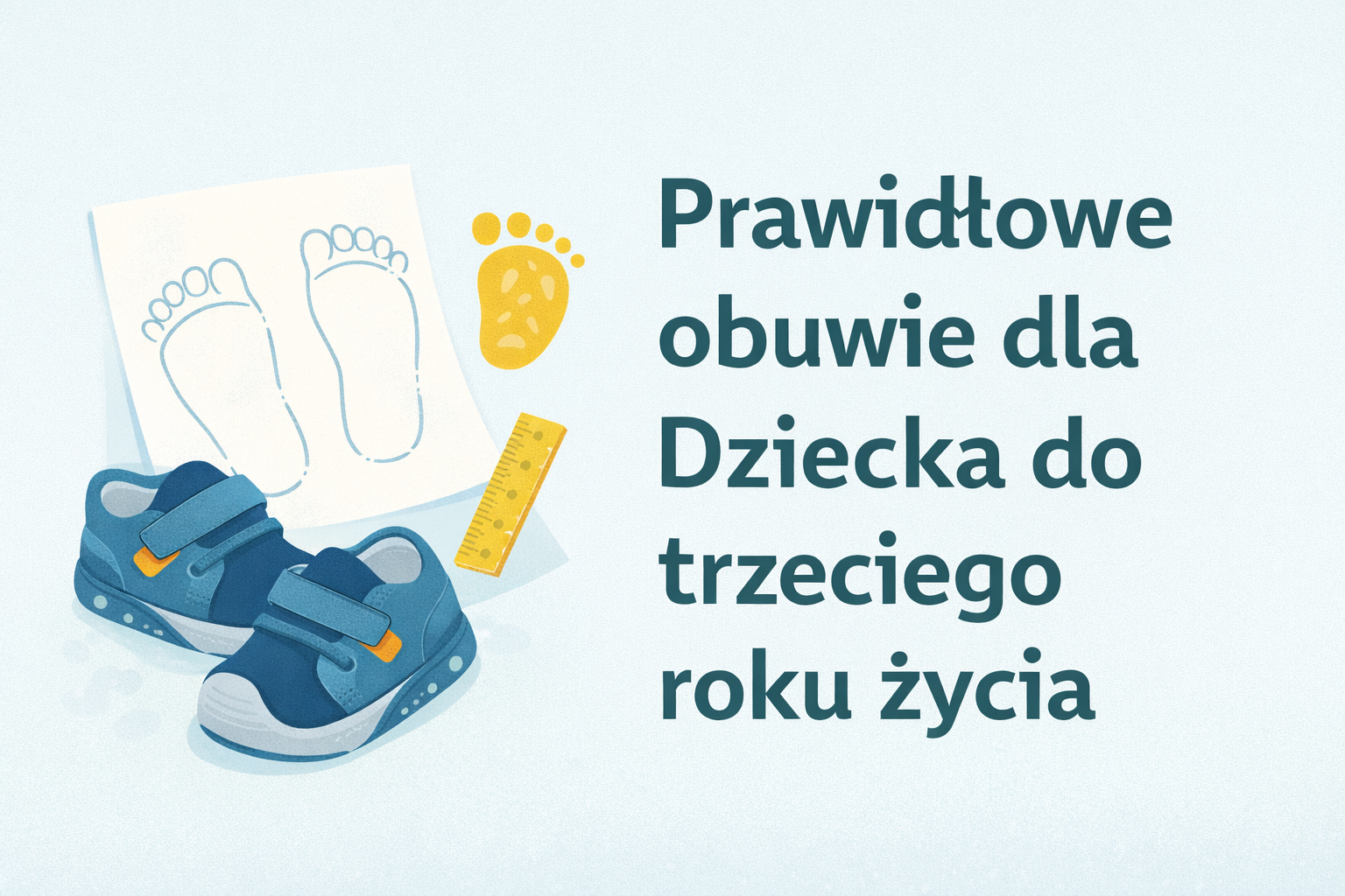 Prawidłowe obuwie dla dziecka do 3 roku życia
