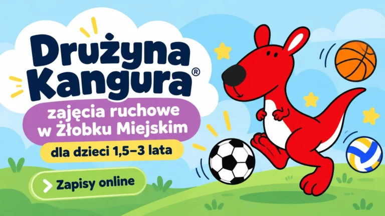 Drużyna Kangura - sportowa zabawa przedszkolaków
